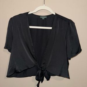Wild Fable | Black Crop Top | Size: Medium
